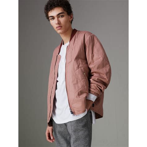 burberry men's bomber jacket